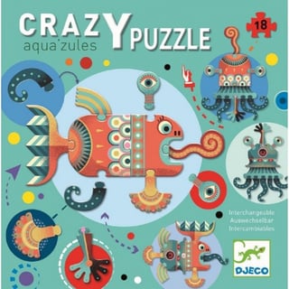 Djeco Crazy Puzzel Aqua'zules