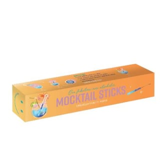 Mocktail Sticks Pina Colada Box Met 6 Sticks