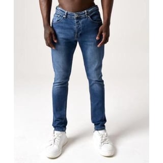 Klassieke Heren Jeans Slim Fit - DC-018 - Blauw