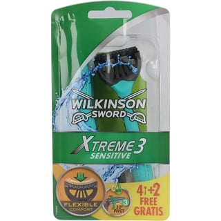Wilkinson Xtreme3 Comfortplus Sensitive 4+2