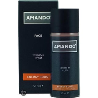Amando Face Energy Boost for Men - 50 Ml - Aftershavebalsem