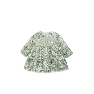 Konges Sløjd Lila Sequins Dress Green - Maat: 18M