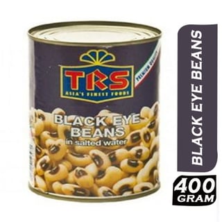 Trs Black Eye Beans in Salted Water 400 Grams