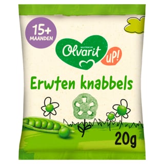 Olvarit Erwten Knabbels 15+ Mnd