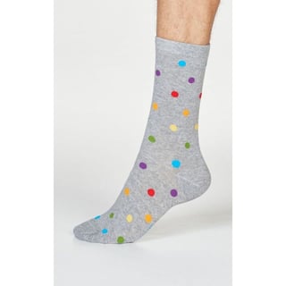 Socks Rainbow - Color: Spot Grey Marle - Size: 41-46