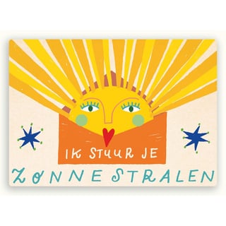 Kaart Ik Stuur Je Zonnestralen