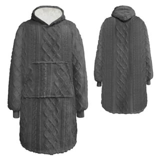 Huis Onesie Sophie Hoodie en Deken XL Charcoal