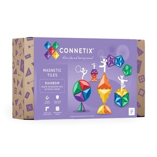 Connetix Magnetic Tiles Rainbow Shape Expansion Pack