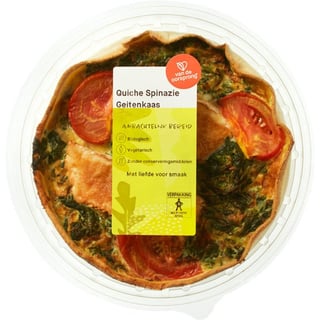 Quiche Spinazie Geitenkaas