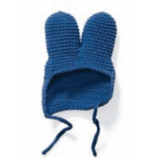 Gehaakte Knuffel Miffy/Nijntje Clothing Blue Hat 100 % Cotton 0+
