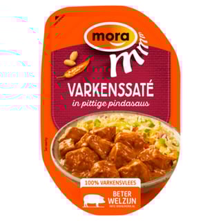 Mora Varkenssaté in Pittige Pindasaus