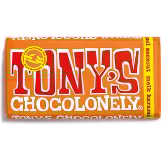 Tony's Chocolonely - Diverse Smaken - Tony Chocolonely: Karamel-Zeezout Melk 32%