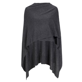 Knit-Ted Poncho Navy - Choose Color: Antracite