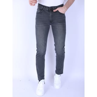 Heren Super Stretch Denim Regular Fit - DP55 - Grijs/Groen