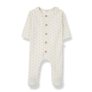1+ In The Family Jumpsuit W/Feet Ivory Cari
