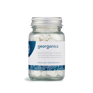 Natuurlijke mondwater tabletten - 720 tablets in glass jar English Peppermint