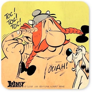 Asterix and Obelix Coaster - Toc! Toc! Toc!