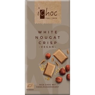 Vegan Witte Chocolade - Nougat/crisp