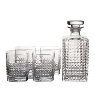 Elixir Whisky Karaf Set + 4 glazen