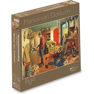 Art Revisited Marius Van Dokkum Puzzel Mannenhuishouding 1000 Stukjes