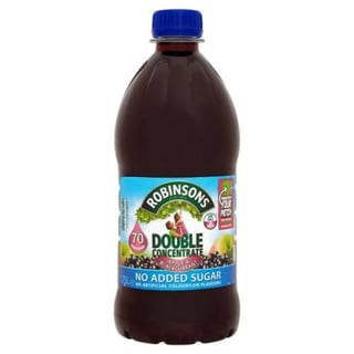 Robinson's Double Concentrate Apple And Blackcurrent