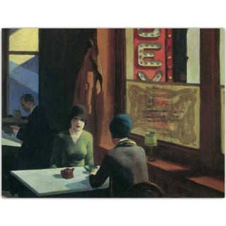 Postkaart - Edward Hopper - Chop Suey 1929