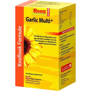 Bloem Garlic Multi+ - 100 Capsules - Voedingssupplement