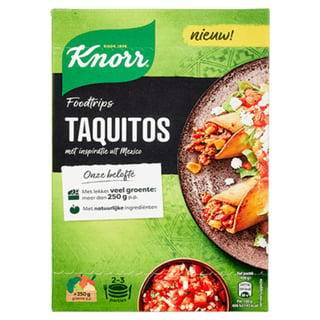Knorr Wereldgerechten Foodtrips Taquitos