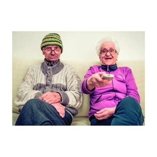 Fotokaart Retired Grandparents