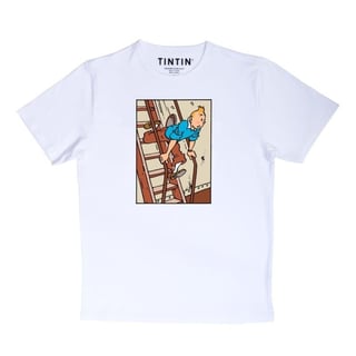 Kuifje T-Shirt Kuifje Op De Trap