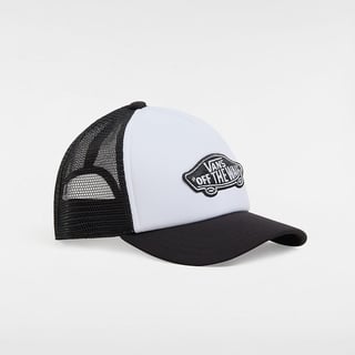 Vans Classic Patch Curved Bill Trucker Hat Black/White