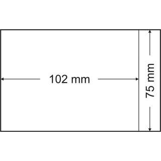 Pergamijnzakjes 75 X 102 Mm - 500 Stuks