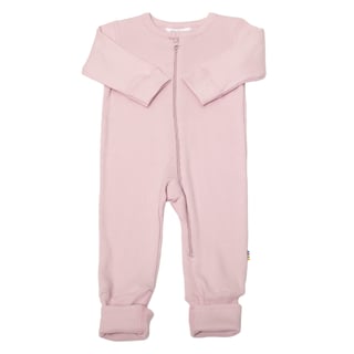 Jumpsuit Bio-Katoen Met Rits - Oudroze (Joha)