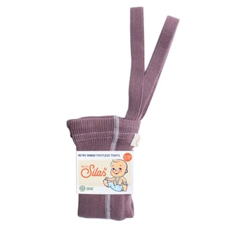 Silly Silas Footless Cotton Tights Acai Smoothie