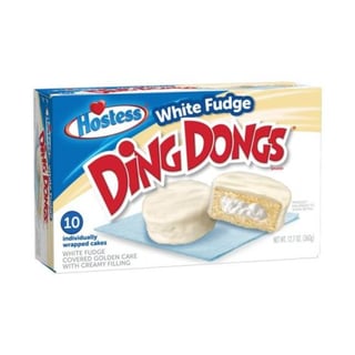 Hostess Ding Dongs White Fudge 10 Pack