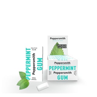 Peppersmith Fine English Peppermint Gum 15g