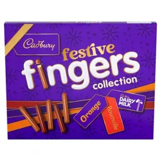 Cadbury Festive Fingers Collection Chocolate Biscuits 342g