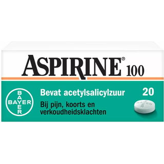 Aspirine 100mg Tabletten 20st 20