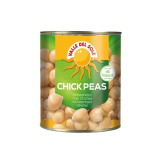 Chick Peas 800g in Blik Valle Del Sole