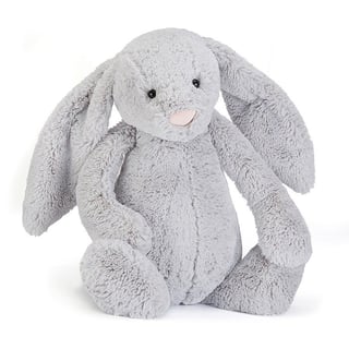 Jellycat Bashful Bunny Silver - Huge