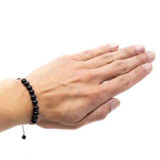 Zwarte Toermalijn - Verstelbare Armband