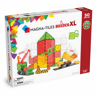 Magna-Tiles Builder XL 50-Pcs