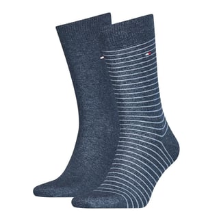 Men Small Stripe Sock 2P 100001496 - 39/42 / Jeans
