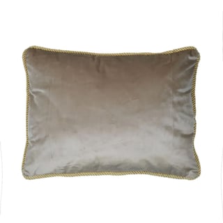 Sierkussen Champagne Fluweel 35x45cm Gouden Bies