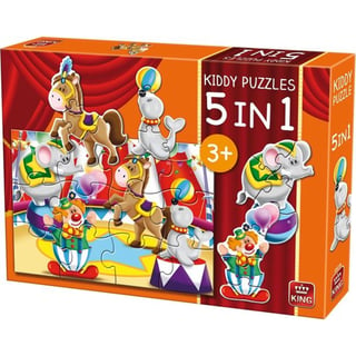 Puzzel 5 in 1 Circus
