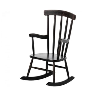 Maileg Rocking Chair, Muis - Anthracite