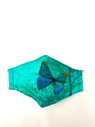 Blue Butterfly Mask