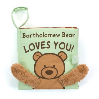 Jellycat Knuffel Voelboekje Bear Loves You