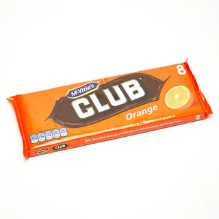 Mcvitie's Club Orange Biscuits 8 X 22G