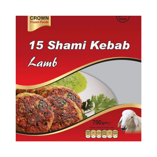 Crown Shami Kebab Lamb 15Pcs